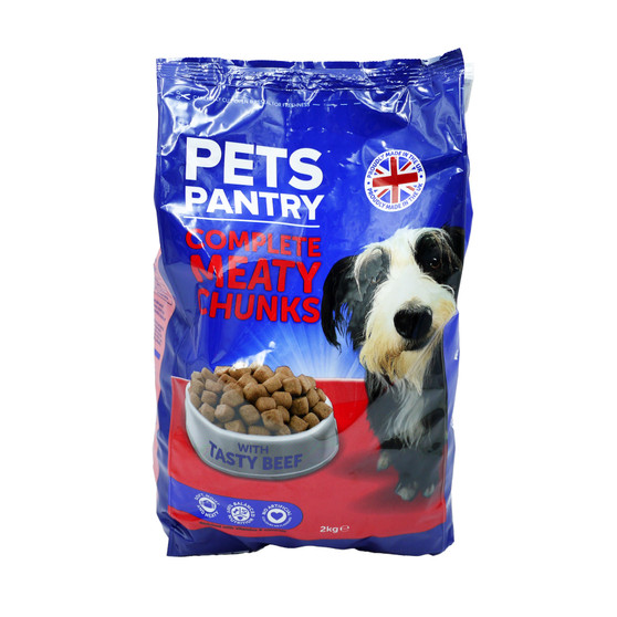 Pets Pantry Complete Meaty Chunk Beef  2kg
