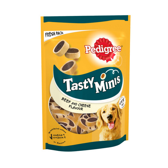Pedigree Dog Tasty Bites Cheese & Beef 140g