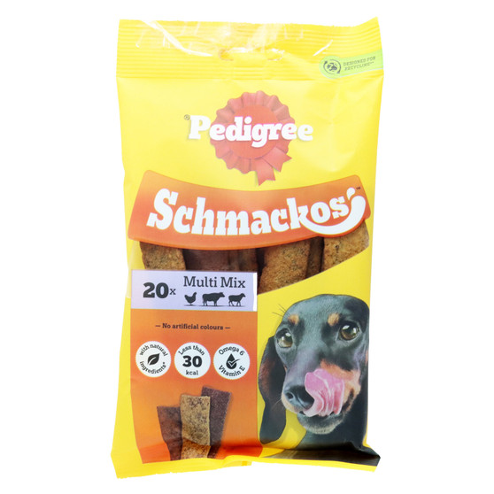 Pedigree Dog Schmackos Meat Variety 144g 20 Pack