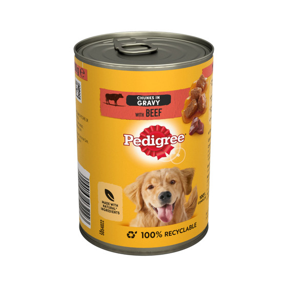 Pedigree Dog Beef Beed in Gravy 400g