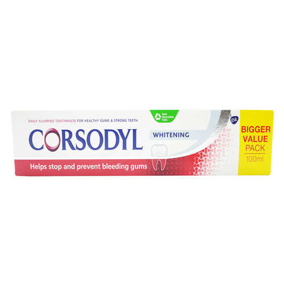 Corsodyl Toothpaste Whitening 100ml