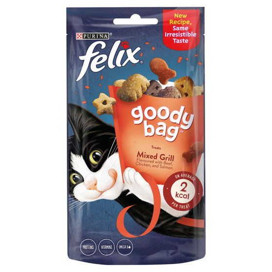 Felix Cat Goody Bag Mixed Grill 60g 8 Pack