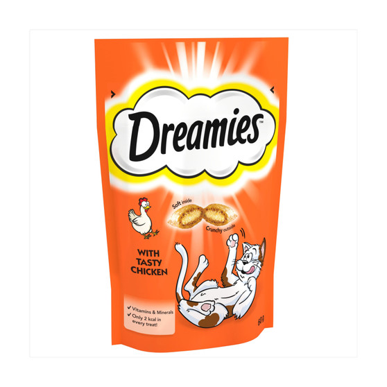 Dreamies Cat Treat Chicken  8 Pack