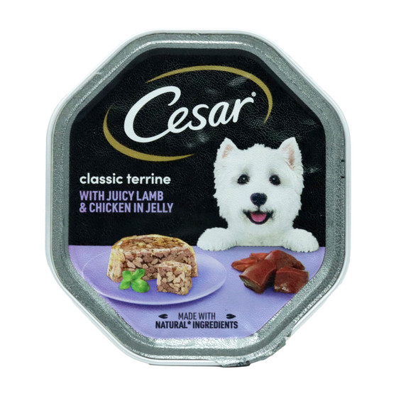 Cesar Dog Tray Lamb & Chicken 150g 14 Pack
