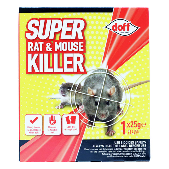Doff Super Rat & Mouse Killer 25g 1 Pack