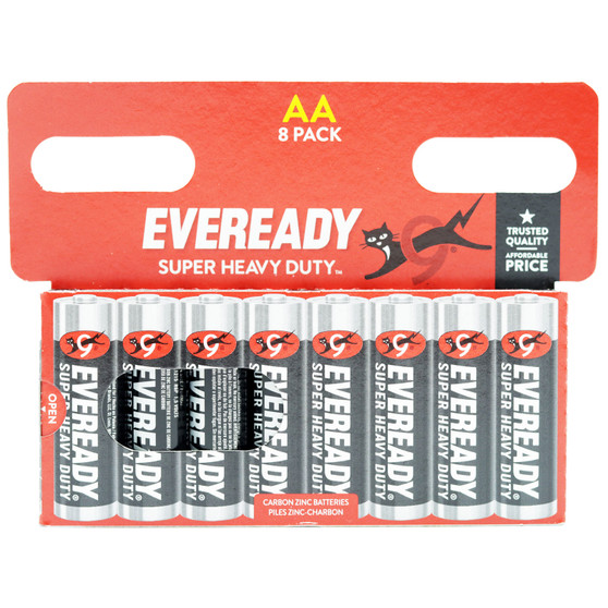 Eveready Batteries Zinc AA 8 Pack