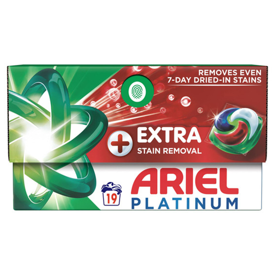 Ariel Pods Platinum Stain Removal 19 Wash