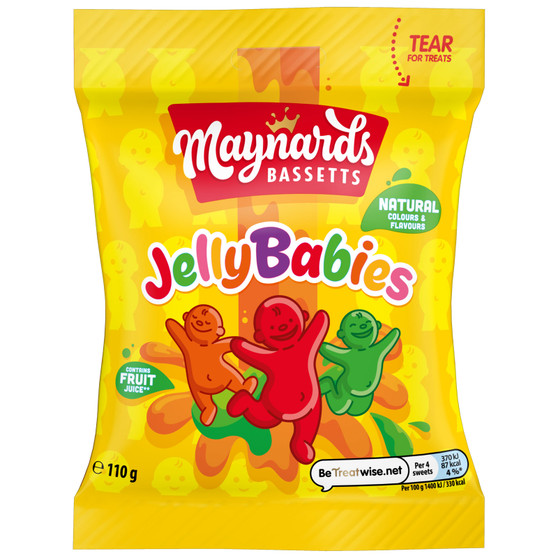 Maynards Bassetts Jelly Babies 110gm
