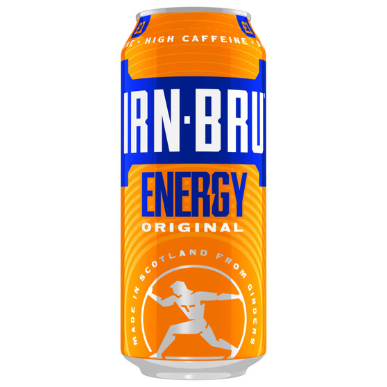 Barr Irn Bru Energy Can 500ml 12 Pack