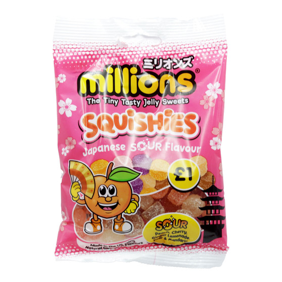 Millions Squishies Japanese Sour 100gm