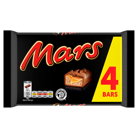 Mars Bar 4 Pack 160g
