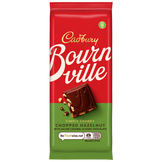 Cadbury Bournville Caramel Hazelnut 100g