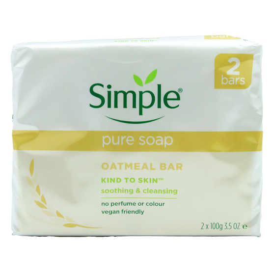 Simple Soap Oatmeal Twin Pack 100gm