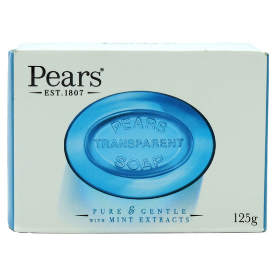 Pears Soap Transparent Bar Blue 125g
