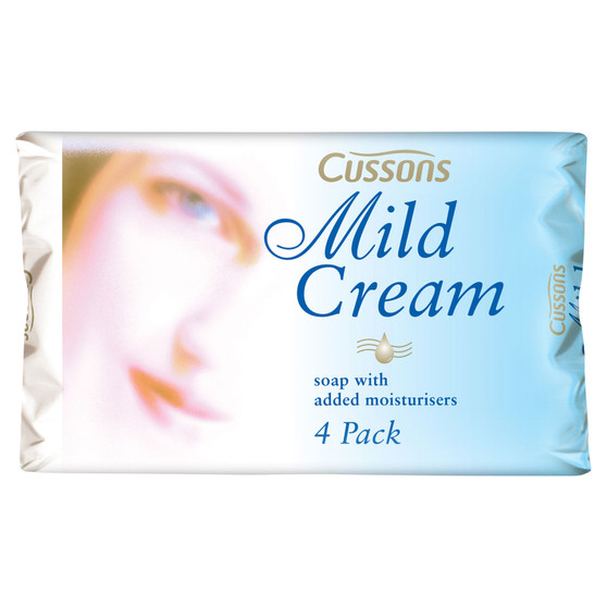 Cussons Soap Mild Cream 85g 4 Pack