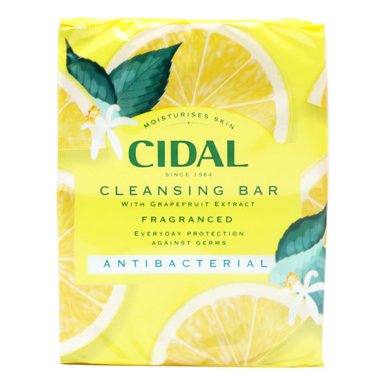 Cidal Soap Lemon Cleansing Bar 100g Twin Pack