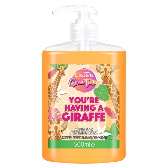 Cussons Creations Handwash Antibacterial Giraffe 500ml