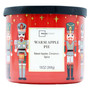 Candle Jar 3 Wick Nutcracker Warm Apple Pie 13oz