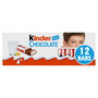 Kinder Chocolate Bars 150g 12 Pack
