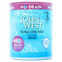 John West No Drain Tuna Chunks Brine 110g 3 Pack
