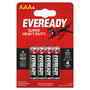 Eveready Batteries Zinc 4 Pack AAA