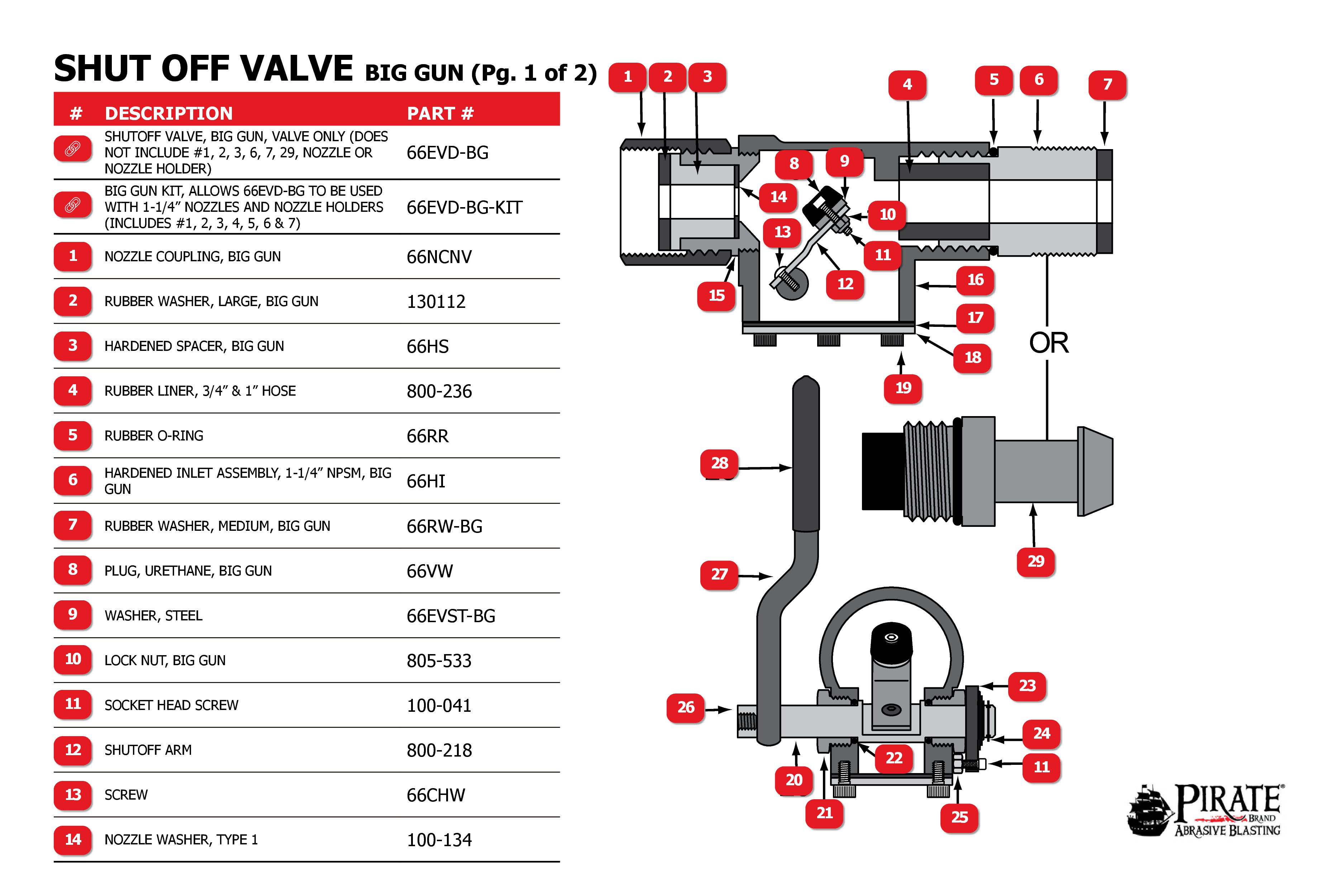 66EVD-BG-LD Line Drawning
