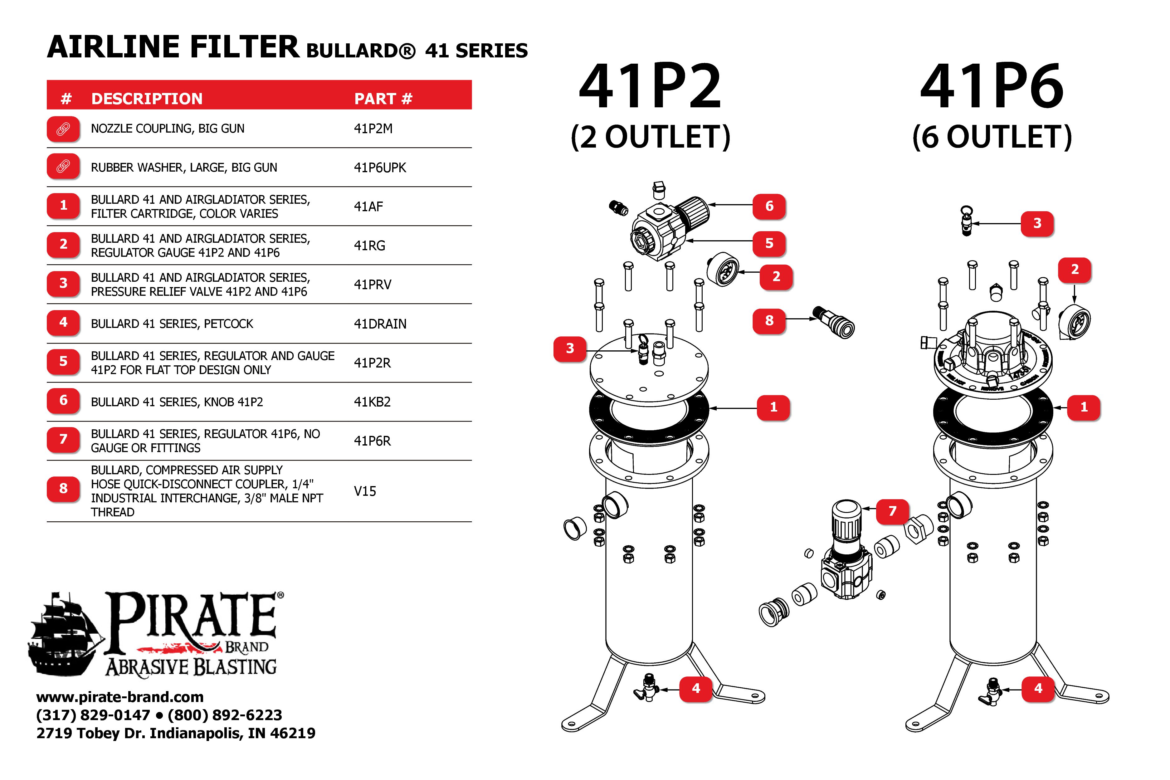 Bullard-41Series-LD Line Drawning