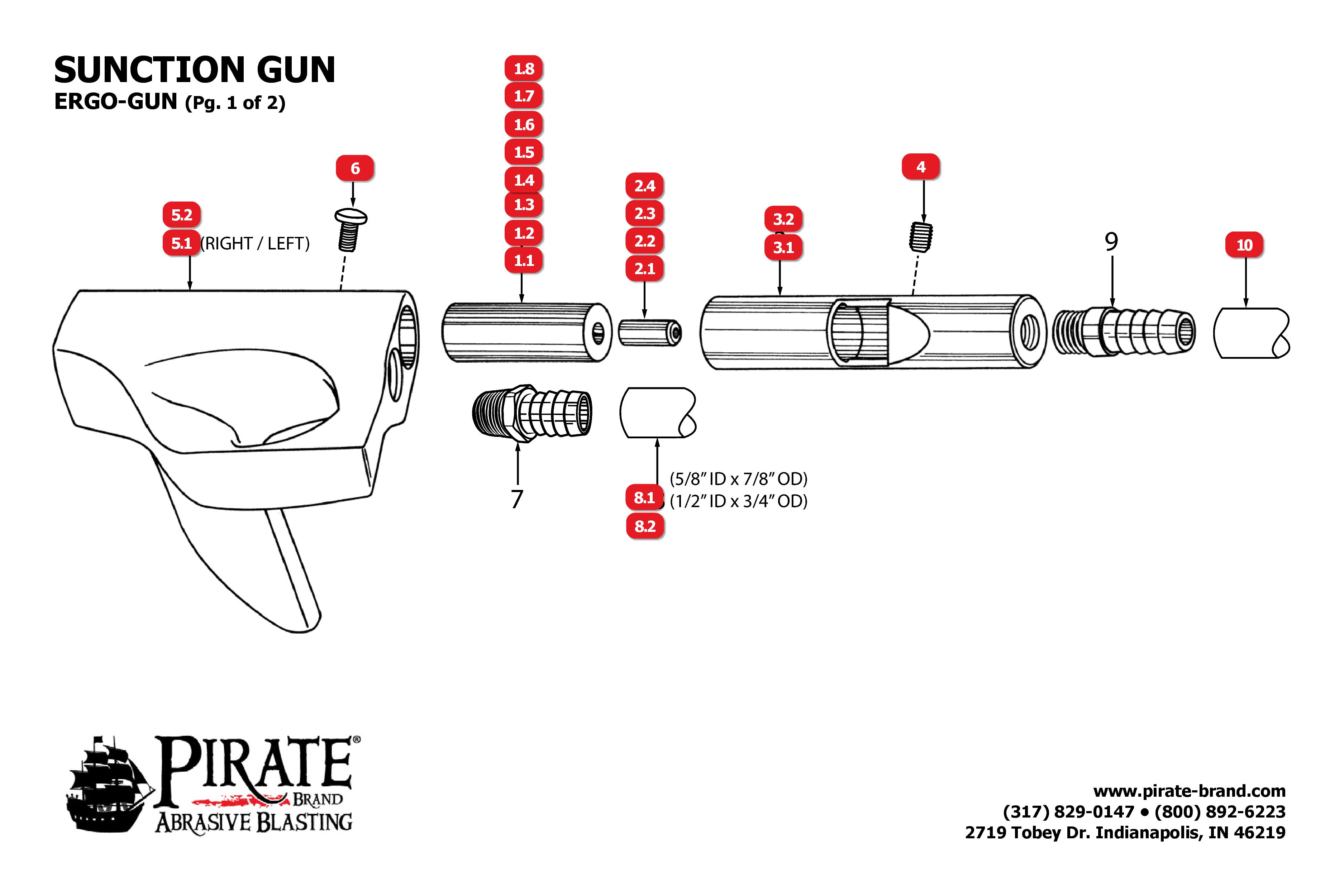 ErgoSuctionGun_LD Line Drawning