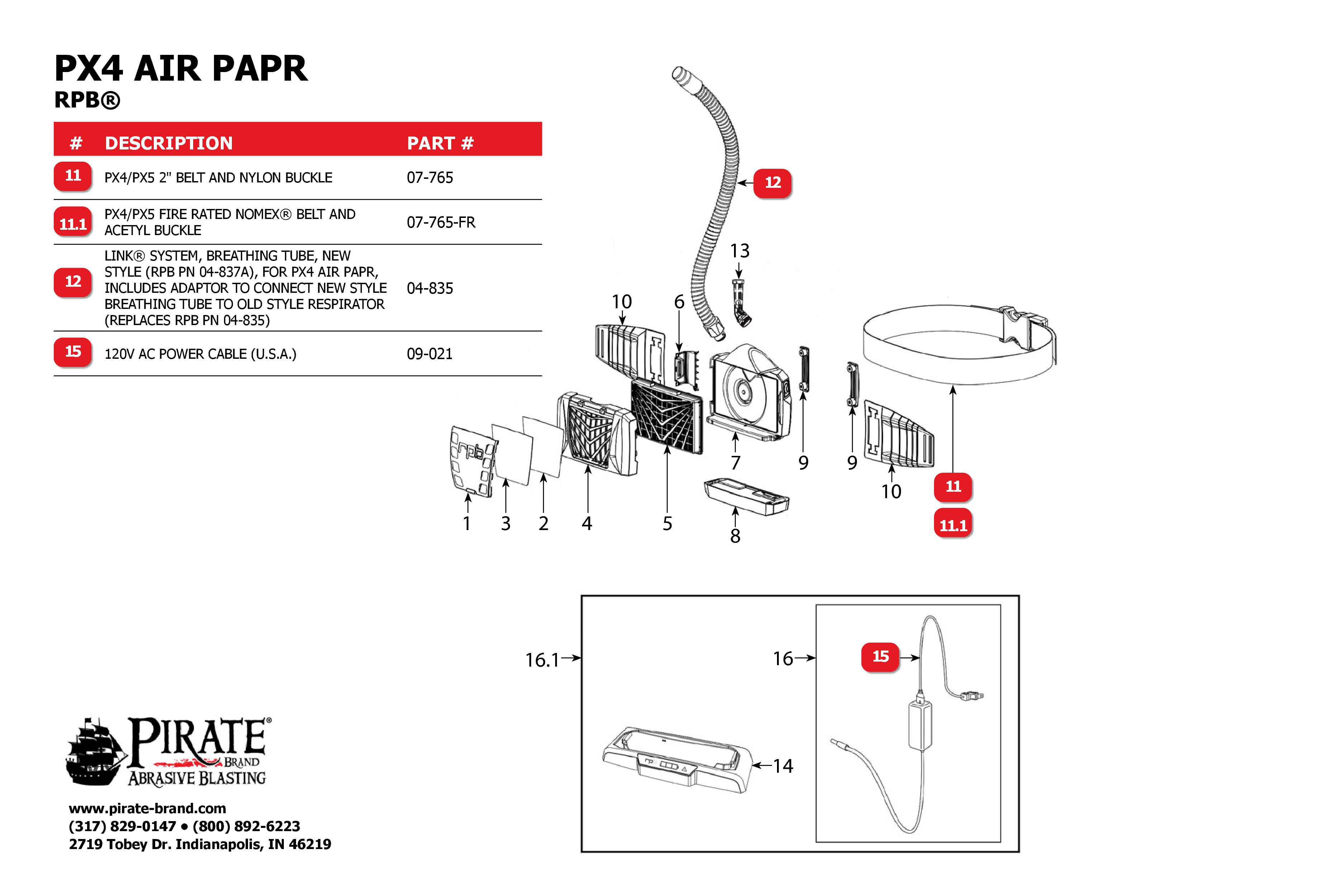 PX4PAPR_LD Line Drawning