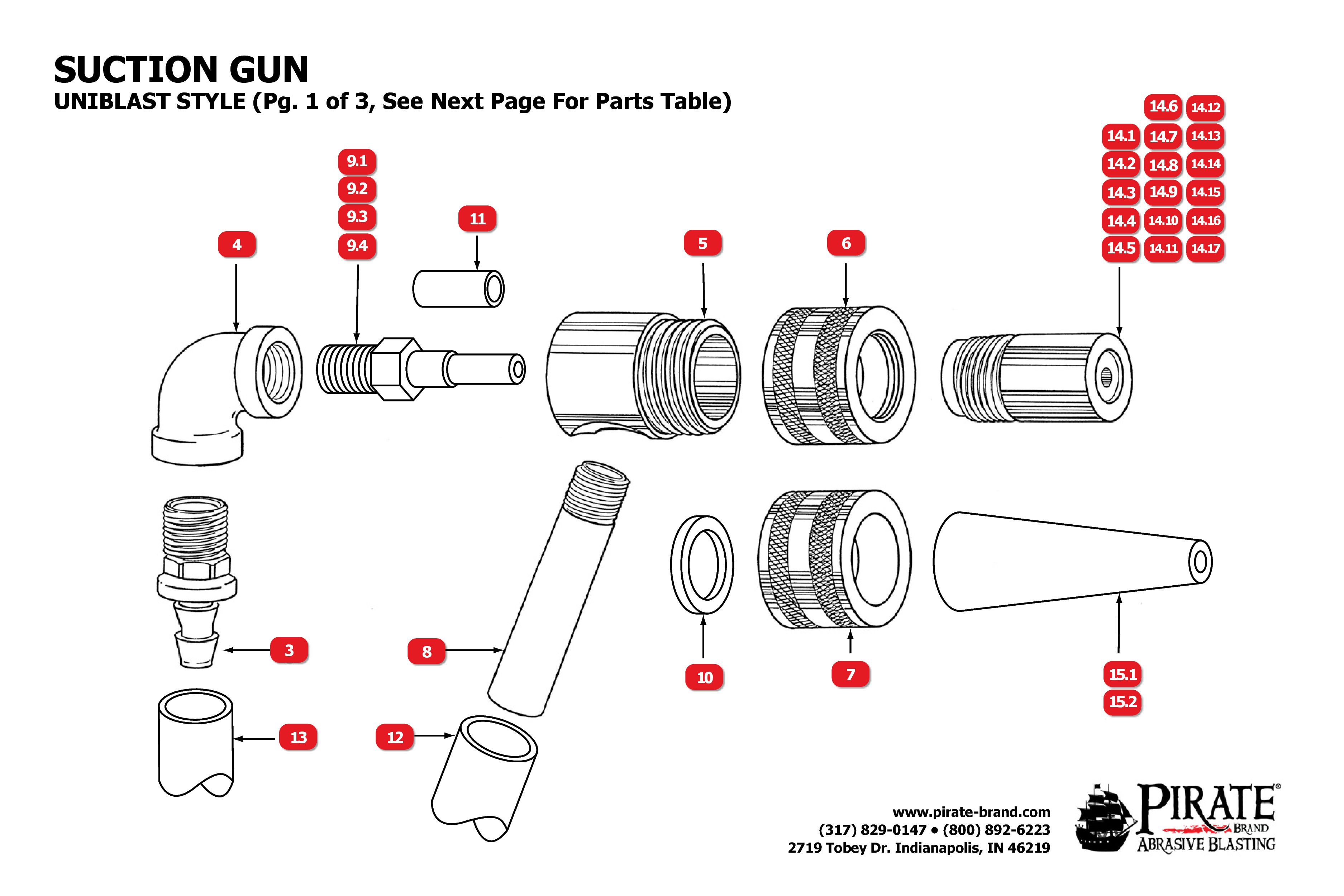 UNI_GUN_LD Line Drawning