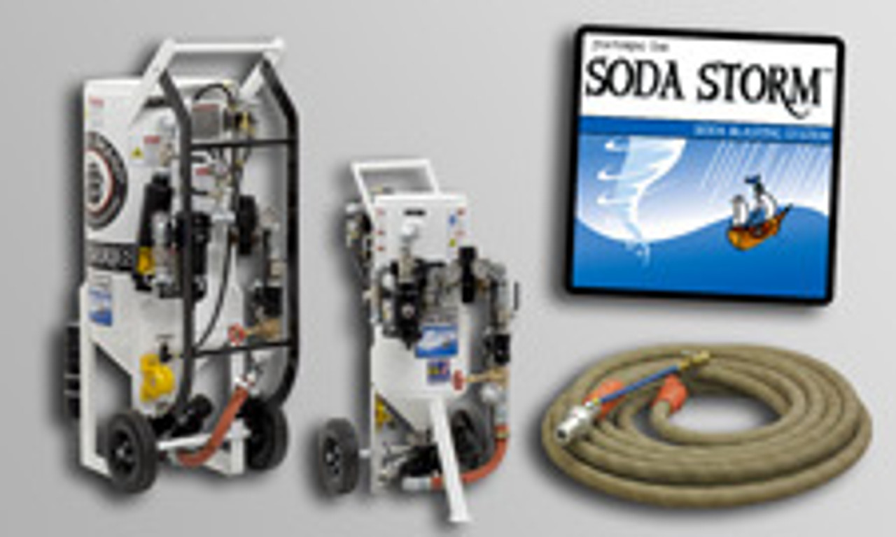 ABRASIVE BLASTERS - SODA STORM