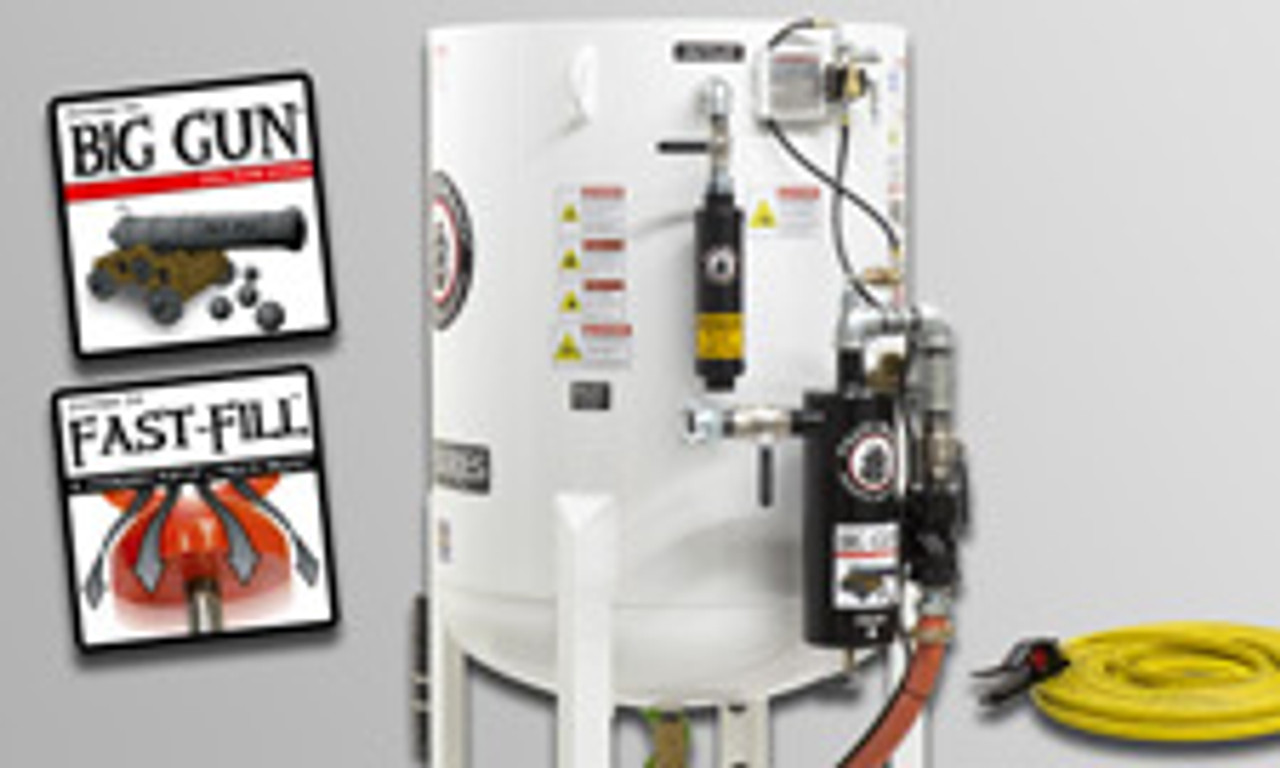 ABRASIVE BLASTERS - 20 CU FT - 1 OUTLET