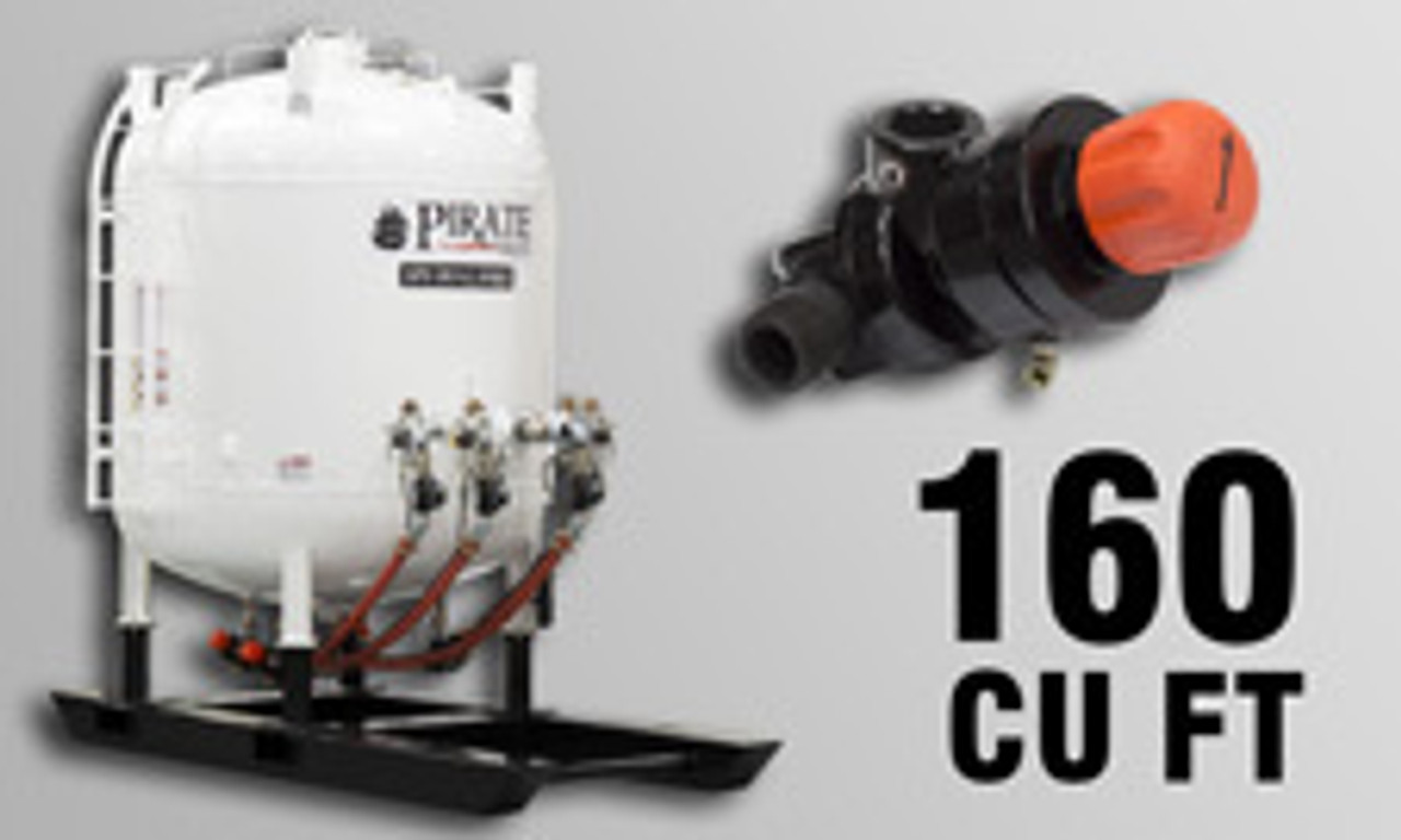 BULK ABRASIVE BLASTERS - SPH - 160 CU FT (8 TON)