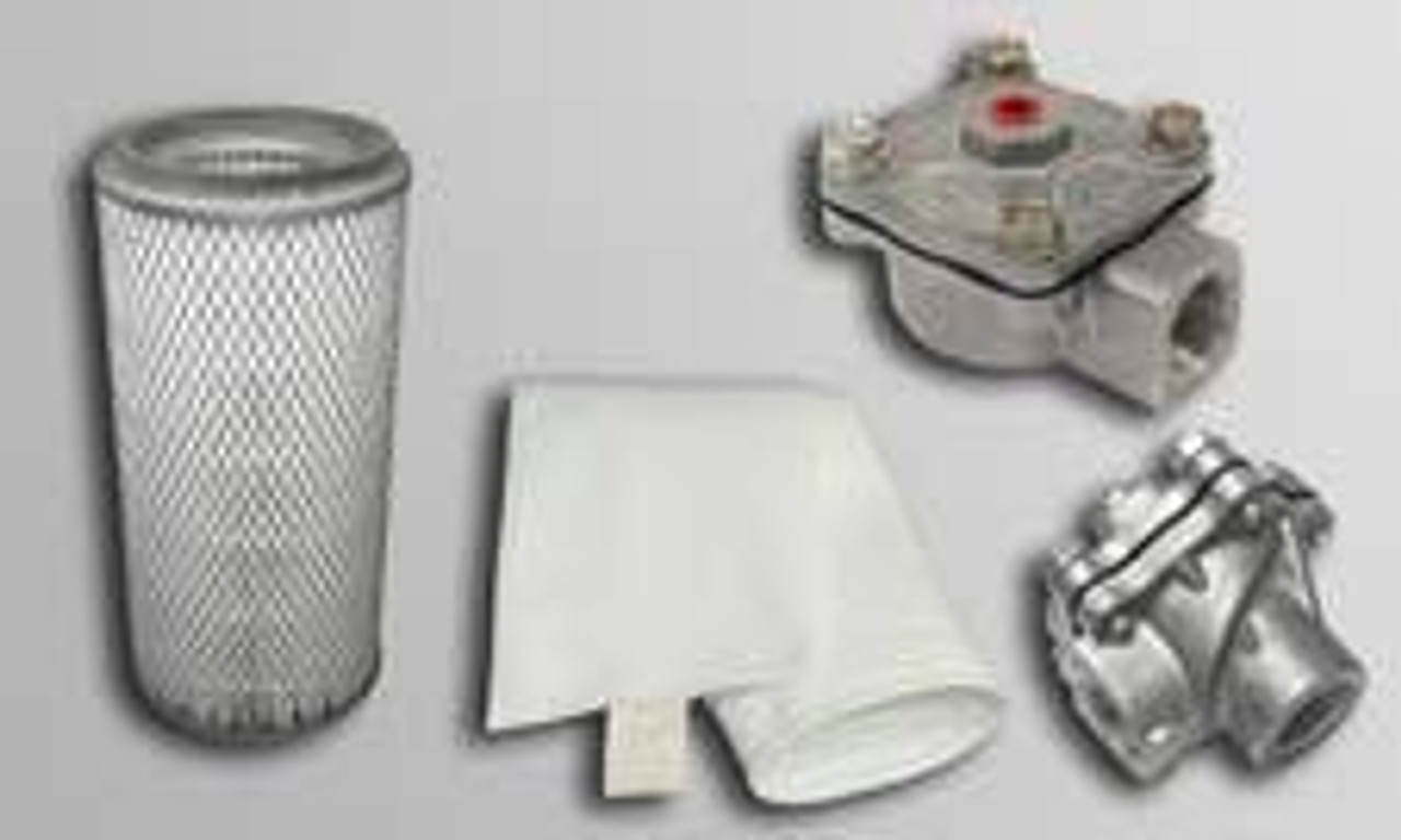 DUST COLLECTOR FILTERS, CLAMPS & PULSE VALVES