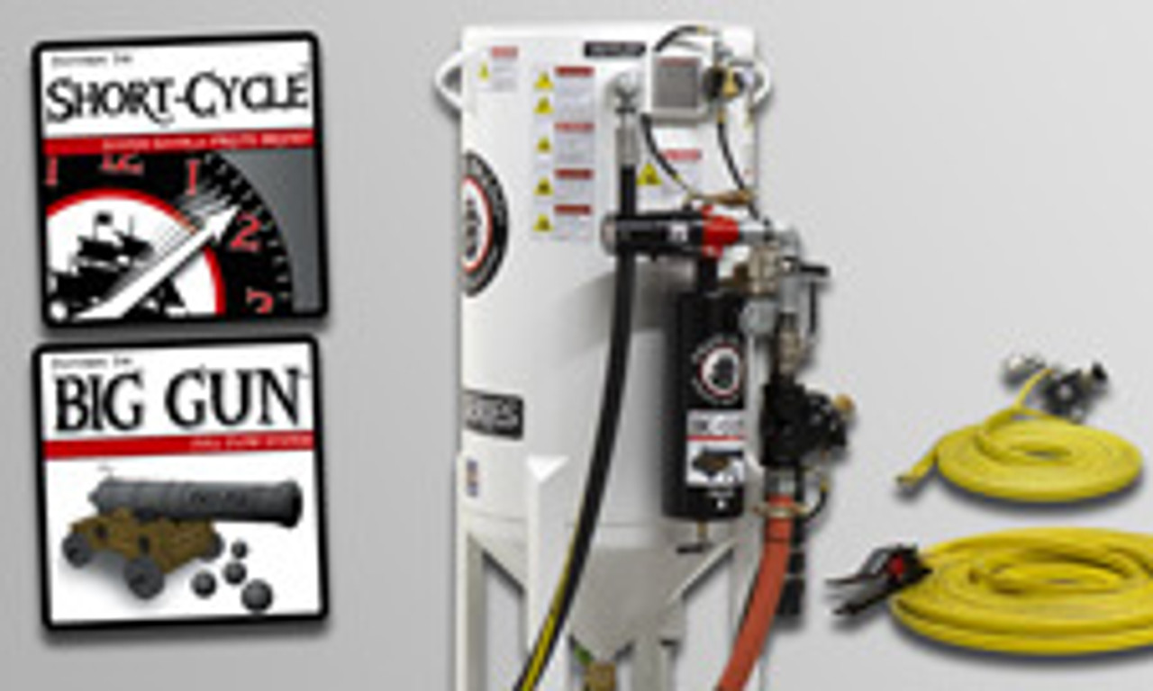 ABR. BLASTERS - 10 CU FT - SHORT CYCLE - 1 OUTLET