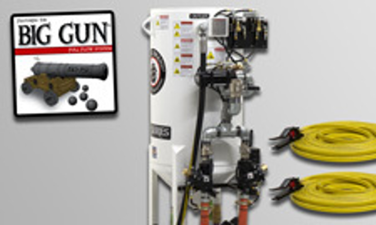 ABRASIVE BLASTERS - 10 CU FT - 2 OUTLET