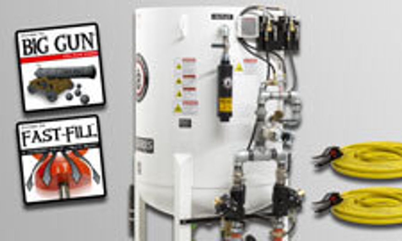ABRASIVE BLASTERS - 20 CU FT - 2 OUTLET