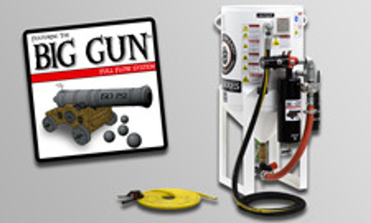 ABRASIVE BLASTERS - 6.5 CU FT STATIONARY - BIG GUN