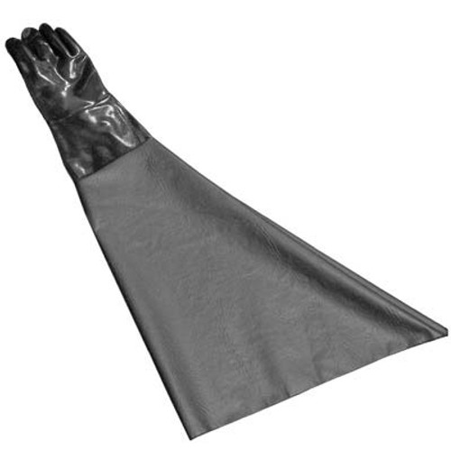 GLOVE, SMOOTH NEOPRENE, BLACK, 11" DIA x 33", RIGHT