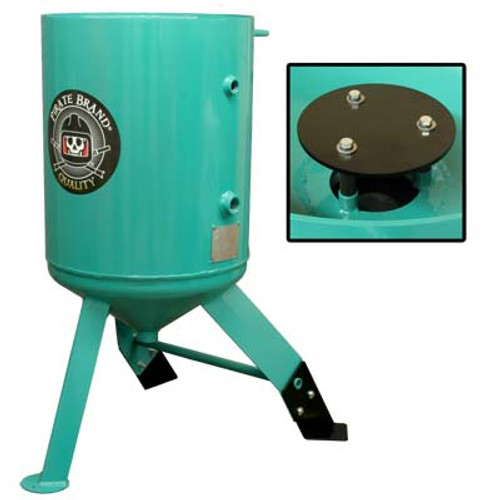 VESSEL, STATIONARY, 6.0 CU. FT. (170 LITERS), 150 PSI (10.3 BAR), 13-1/2" CLEARANCE, 24" DIA, W/4" UMBRELLA, INCLUDES HANDWAY ASSEMBLY, POP-UP & POP-UP GASKET