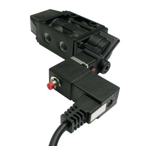 SOLENOID VALVE, 3-WAY 2 POSITION, 12VDC W/CORD (NORMALLY CLOSED)