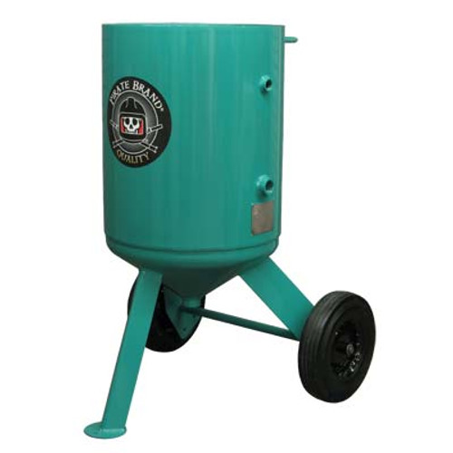 VESSEL, PORTABLE, 6.0 CU. FT. (170 LITERS), 150 PSI (10.3 BAR), 13-1/2" CLEARANCE, 24" DIA, INCLUDES HANDWAY ASSEMBLY, WHEELS, POP-UP & POP-UP GASKET