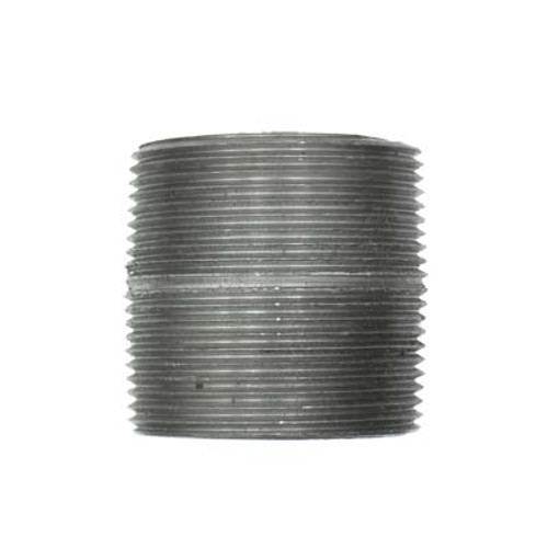 NIPPLE, TBE, SCHEDULE 80, GALV, 1-1/2' x CLOSE