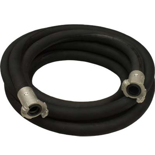 3/4' BLASTHOSEEXTENSIONASSEMBLY W/ COUPLINGS (INCLUDES): (25') BLACK BLAST HOSE & (2) ALUMINUM QUICK COUPLERS