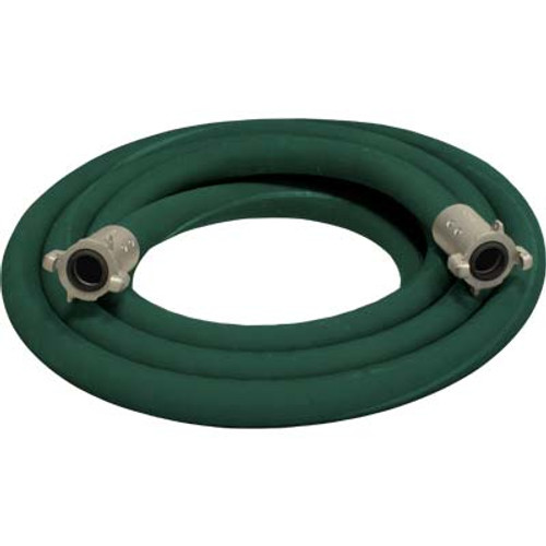 1-1/2' BLASTHOSEEXTENSIONASSEMBLY, BIG GUN FULL FLOW, W/ COUPLINGS (INCLUDES): (25')GREEN BLAST HOSE & (2) ALUMINUM FULL PORT QUICK COUPLERS