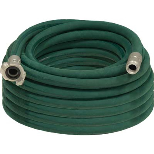 1/2" BLAST HOSE ASSEMBLY W/ COUPLINGS (INCLUDES): (100")GREEN BLAST HOSE, (1) ALUMINUM QUICK COUPLER & (1) ALUMINUM NOZZLE HOLDER