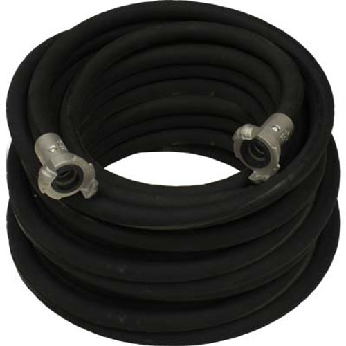 1/2' BLASTHOSEEXTENSIONASSEMBLY W/ COUPLINGS (INCLUDES): (100') BLACK BLAST HOSE & (2) ALUMINUM QUICK COUPLERS