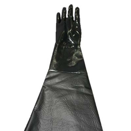 GLOVE, SMOOTH NEOPRENE, BLACK, 8" DIA x 31",LEFT