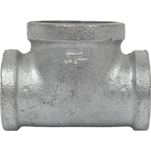 TEE, GALV, 1" x 1" x 1-1/4"