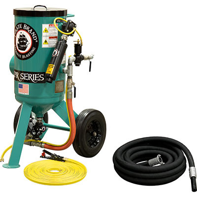 BLAST POT, PORTABLE, 3.0 CU FT, PRESSURE RELEASE SYSTEM, PNEUMATIC